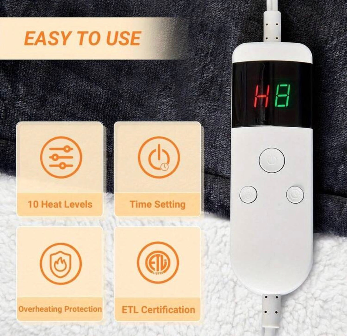 **Cozy Luxe Heated Throw™**